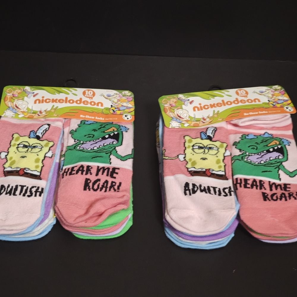 Nickelodeon Cartoon Character Socks Set